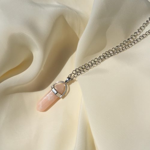 Colar com cristal 50 cm